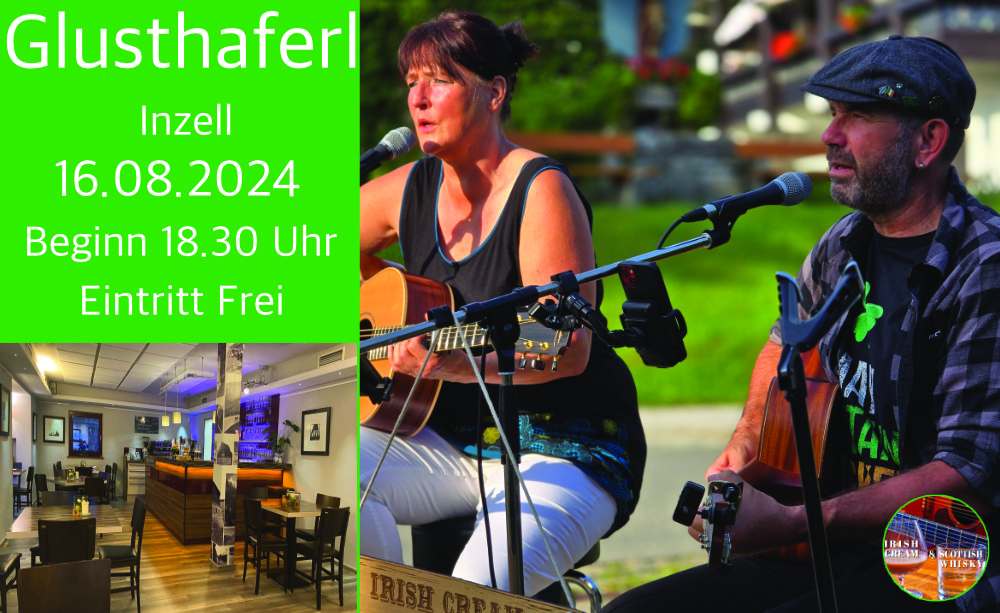 Irish Folk and Scottish Music im Glusthafer Inzell, Irish Cream & Scottish Whiskey,