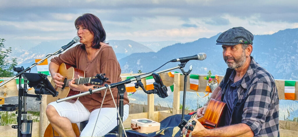 Unternberg Alm Ruhpolding, Irish Cream & Scottish Whiskey, Irish Folk & Scottish Music, Claudia und Tom Bährle, das Irish Folk Duo aus. dem Chiemgau.