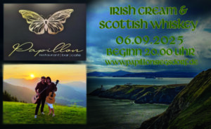 Papillon Siegsdorf, 06.09.2025, Irish Cream & Scottish Whiskey, Irish Folk & Scottish Musik, Bährle Claudia und Thomas, Das Irish Folk Duo aus dem Chiemgau.