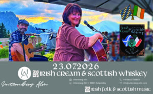 Irish Cream & Scottish Whiskey, UnternbergAlm, Irish Folk & Scottish Music, 23.07.2026
